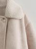 ZA Women's Suede Coat: European & American Style, Thick, Warm, All-Match Jacket for Autumn/Winter, 565-9