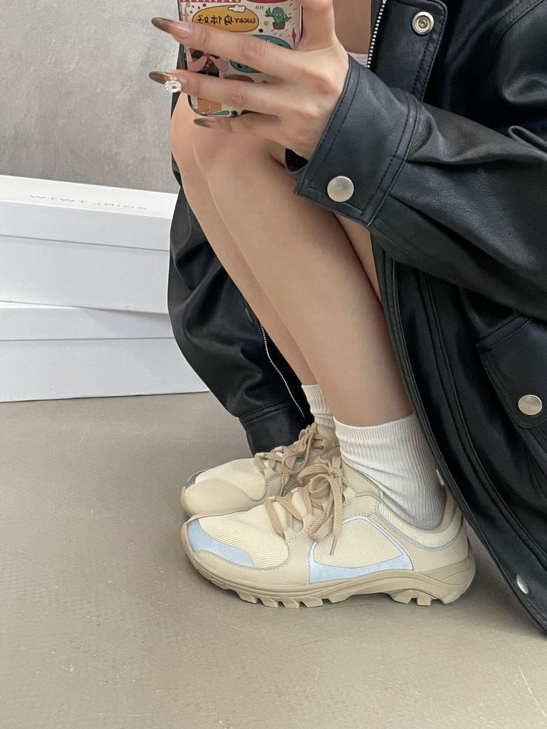 SGIRL TWTW Women's 2025 Autumn Thick-Soled German Trainer: Lightweight, Versatile, Comfortable Casual Fashion Sneakers