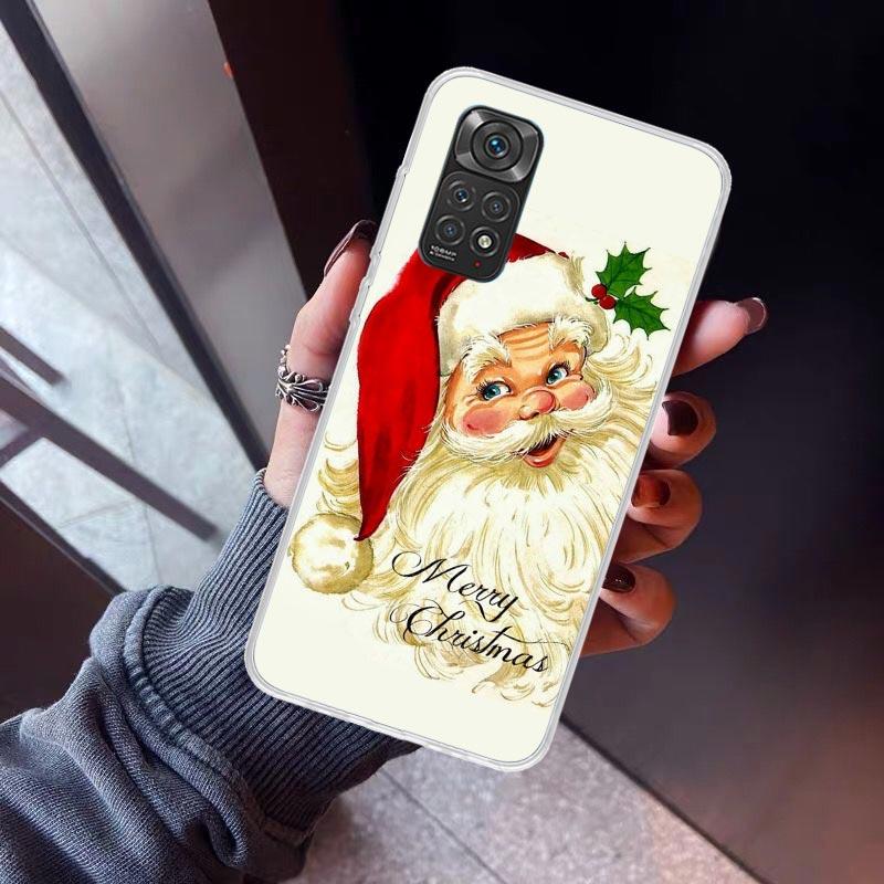 Christmas Santa Claus Present Phone Case for Xiaomi Redmi Note 15 14 14S 13 12 12S 11 Pro Plus 11E 11T 11S 10S 5G Soft Cover Fun