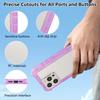 For iPhone 16 Pro Case TPU+PC 3-in-1 Matte Phone Cover Reinforced Corners