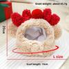 Dogs Cats Pet Dogs HatsNapkins Bibs Autumn and Winter ClothesCats Christmas