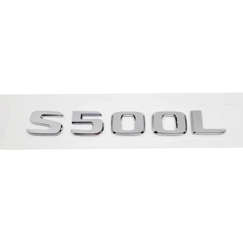CXAFM1 ABS S500 S500L S600 S600L Trunk Rear Logo Badge Emblem Sticker For Mercedes Benz S Class W126 W140 W220 W221 W222 C217