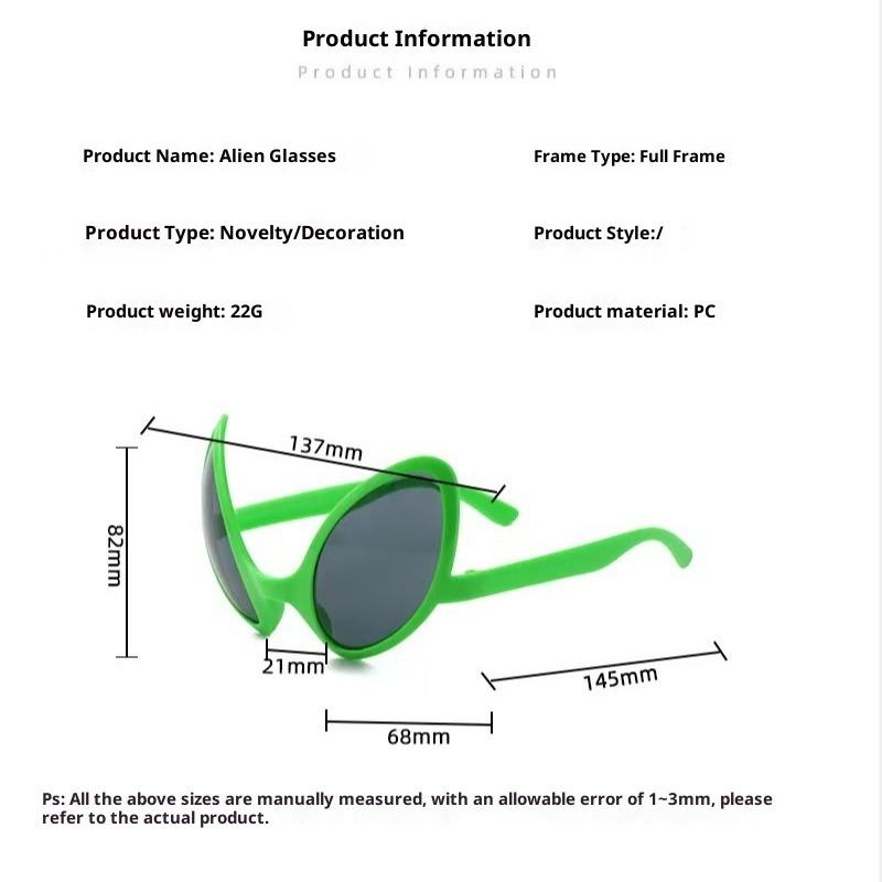 Alien Design Cat Eye Sunglasses For Women, Uv Resistant High-End Sunglasses, Trendy Street Photography And Bouncing Di Personalized Accessories