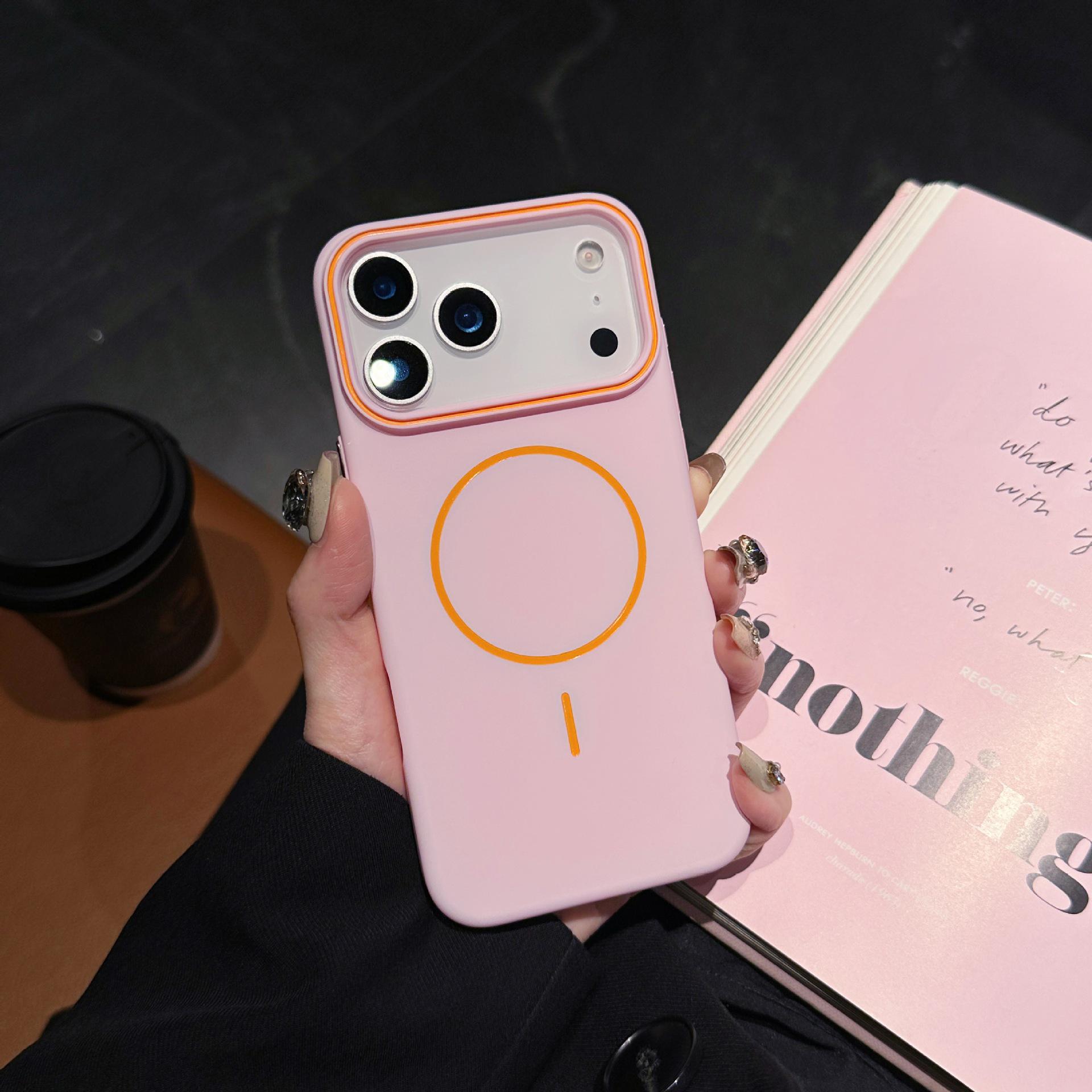 

Чехол для iPhone 17 Pro Max с тонким кольцом, приятный на ощупь, с магнитной фиксацией - Противоударный защитный чехол iPhone 14 Pro