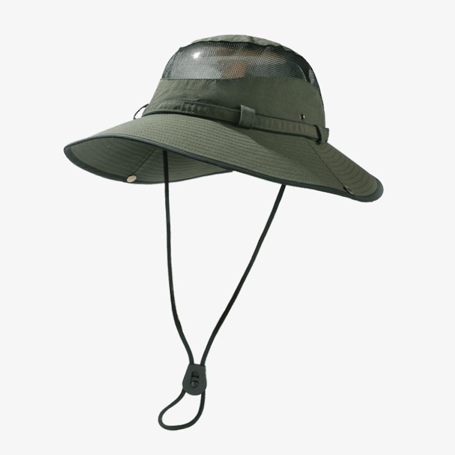 Chapéu de sol ao ar livre de secagem rápida à prova d'água Chapéu de montanhismo anti-ultravioleta masculino Chapéu de pescador com protetor solar feminino