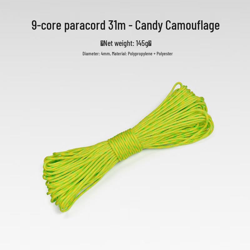 Multifunctional Outdoor Paracord & Tent Rope Set