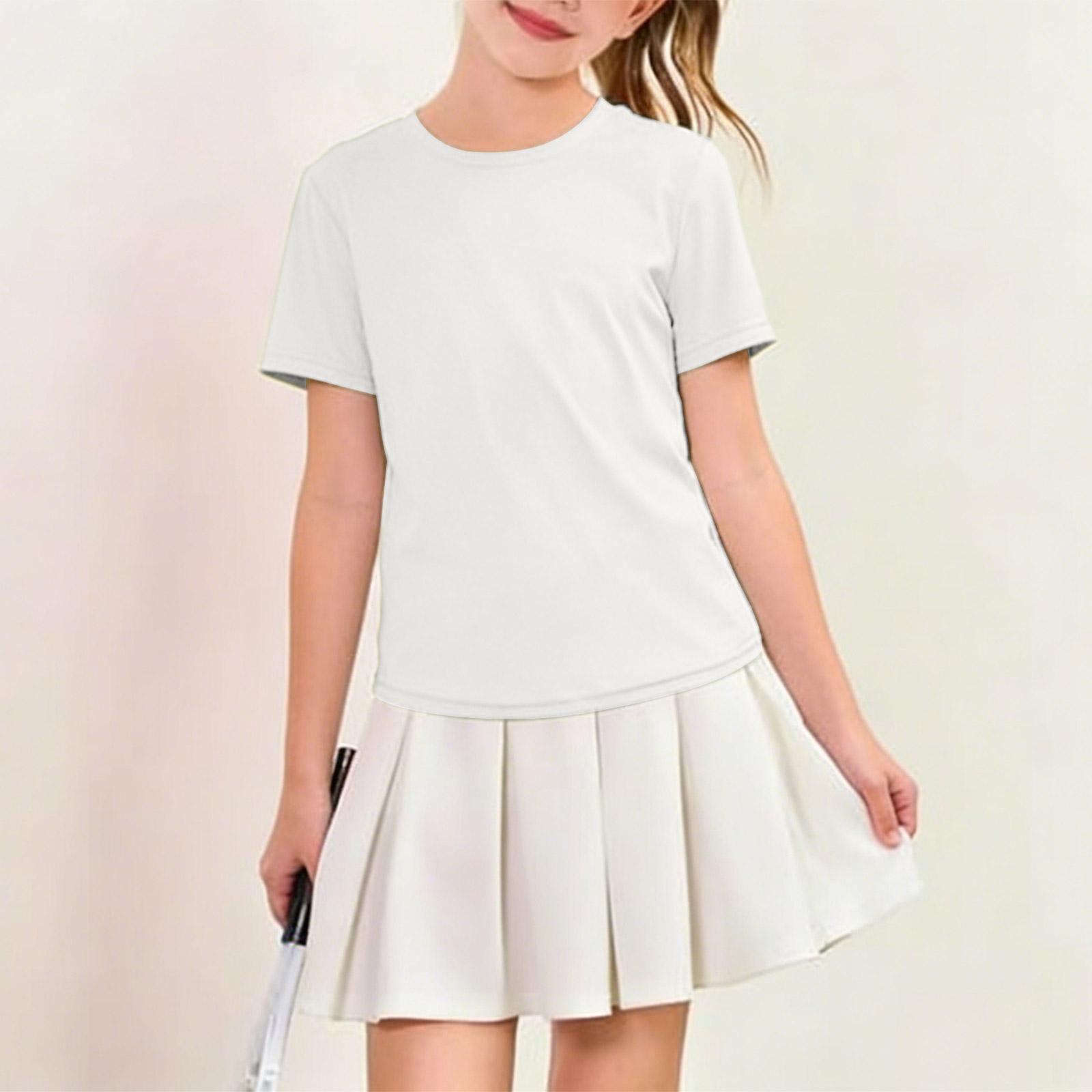 

Kids Mesh Tee - Ice Silk Quick Dry Short Sleeve Top 150 білий
