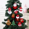 10Pc Set Christmas Decoration Pendant Fabric Accessories Christmas Tree Decoration Pendant Doll Elderly Snowman Pendant