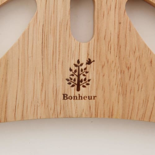 Fujiboeki Bonheur Trivet, Natural Square, 17cm X 17cm X 1cm, Made of Natural Wood, 22645