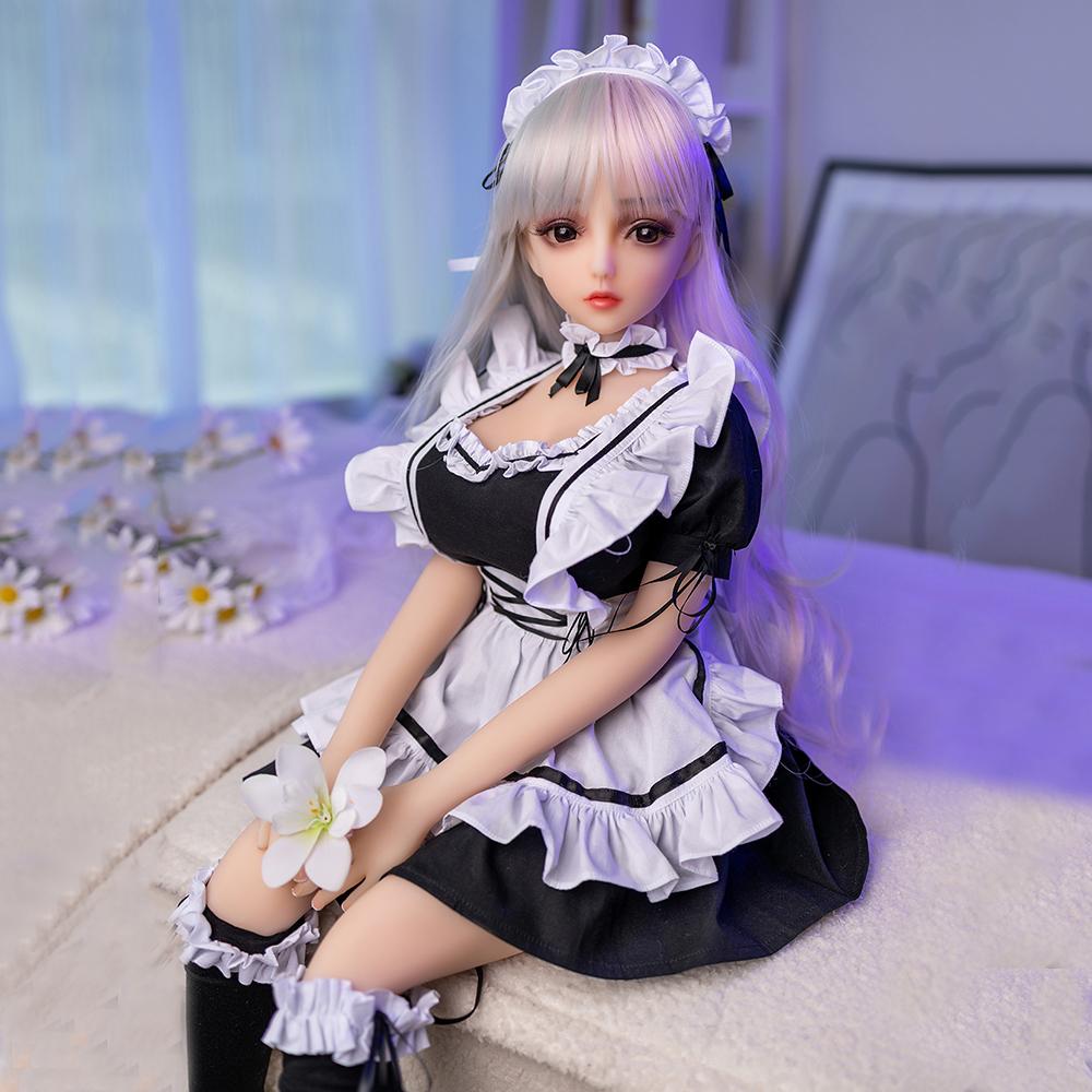 Kvadratelement for hele kroppen 80 cm 3D Silikon Sex Doll TPE Realistic Ass Anal Vagina Sexleketøy for voksen