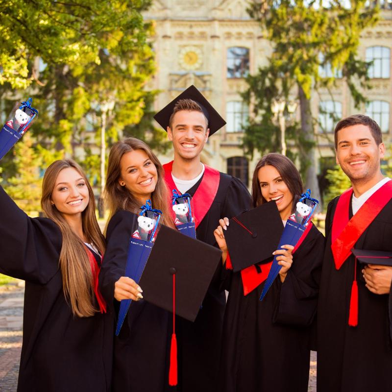 1PC Home Decor Fashion Artificial Flower Romantic Graduation Party Gift Wedding Favors Toy Doll Bear Bouquet