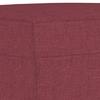 3 Piece Sofa Set Burgundy Fabric