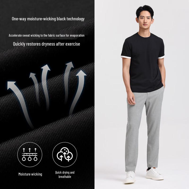 Langdeng Men's Quick-Dry Sun Protection Cooling T-Shirt