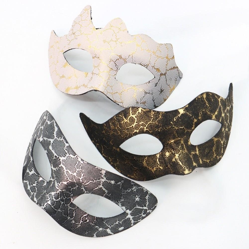 Plastic Jazz Mask Reusable Half Face Mask Retro Halloween Masks Christmas