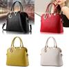 Women Large Pu Shell Shoulder Crossbody Bag Internal Zipper Pockets Style Street