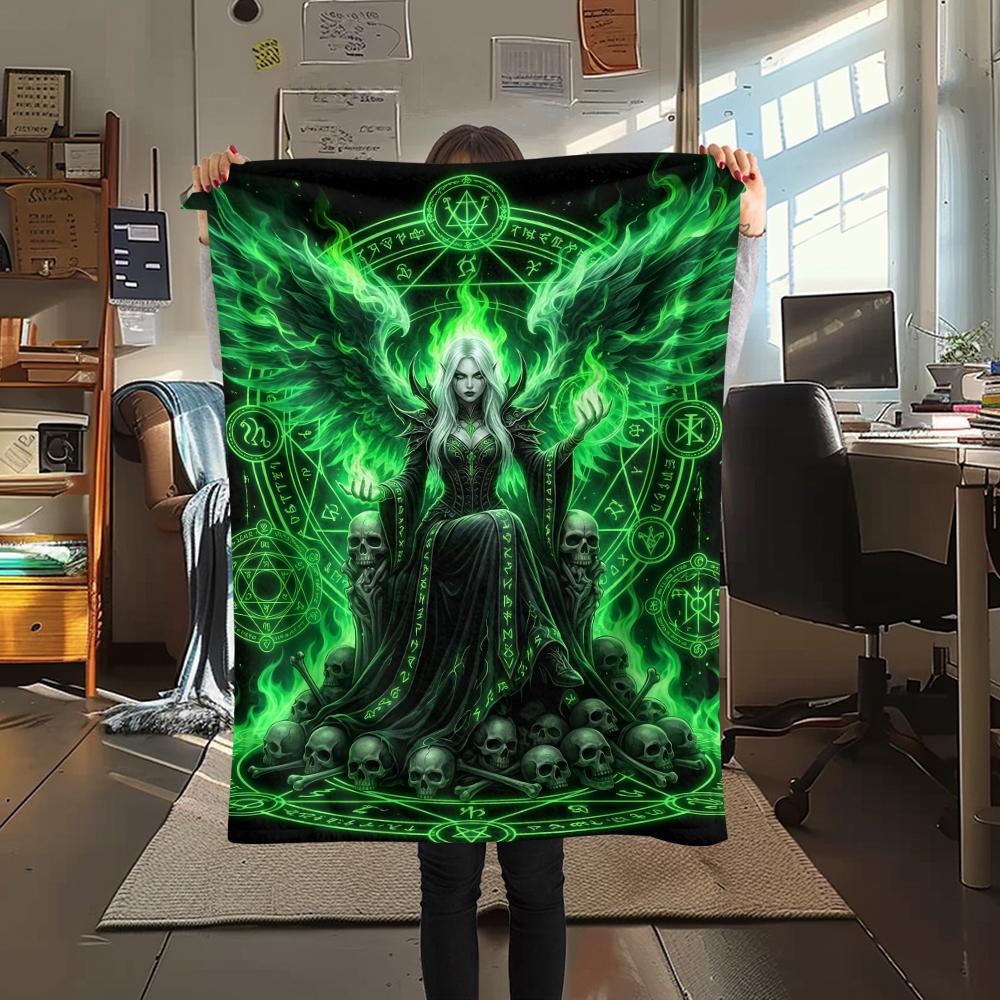 Seven Deadly Sins Print Flannel Blanket,High Quality Comfortable for All Seasons,Home Decor,Warmth and Comfort,Perfect for Christmas Gifts