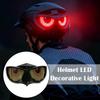 Helm LED Decoratieve Verlichting RGB Dynamische Expressieverlichting Universeel voor Fietsen en Motoren APP Bediening Duivels Oog Verlichting