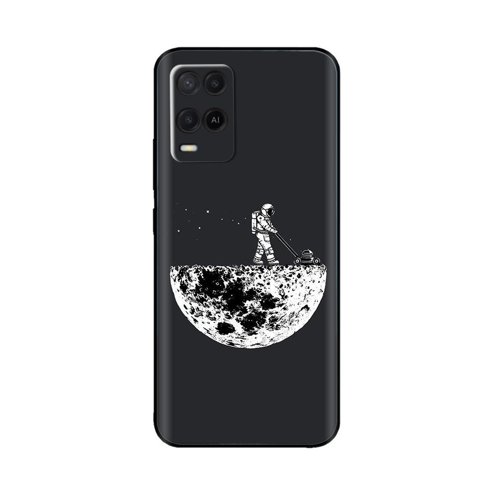 For Oppo A54 A74 Case Soft Black Silicone TPU Phone Back Cover for Oppo A54 4G CPH2239 A54 5G CPH2195 A74 4G 5G Case Cover Coque