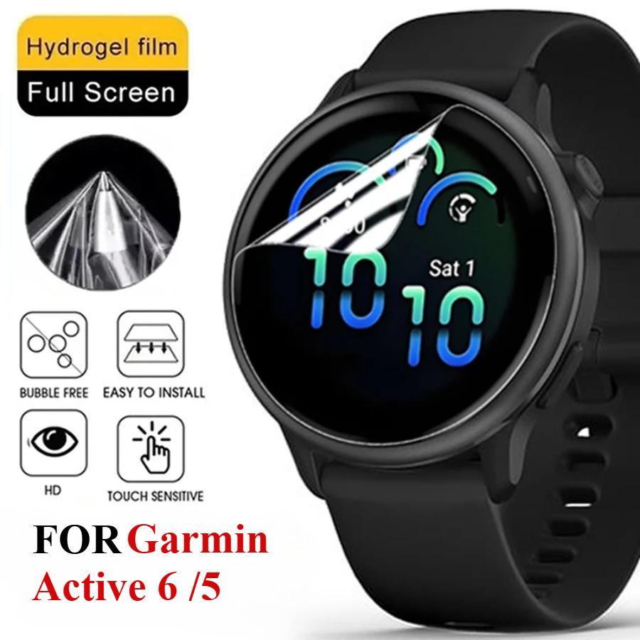 Hydrogel Watch Film for Garmin Vivoactive 6 Screen Protector Protective Cover for Garmin Active 6/5