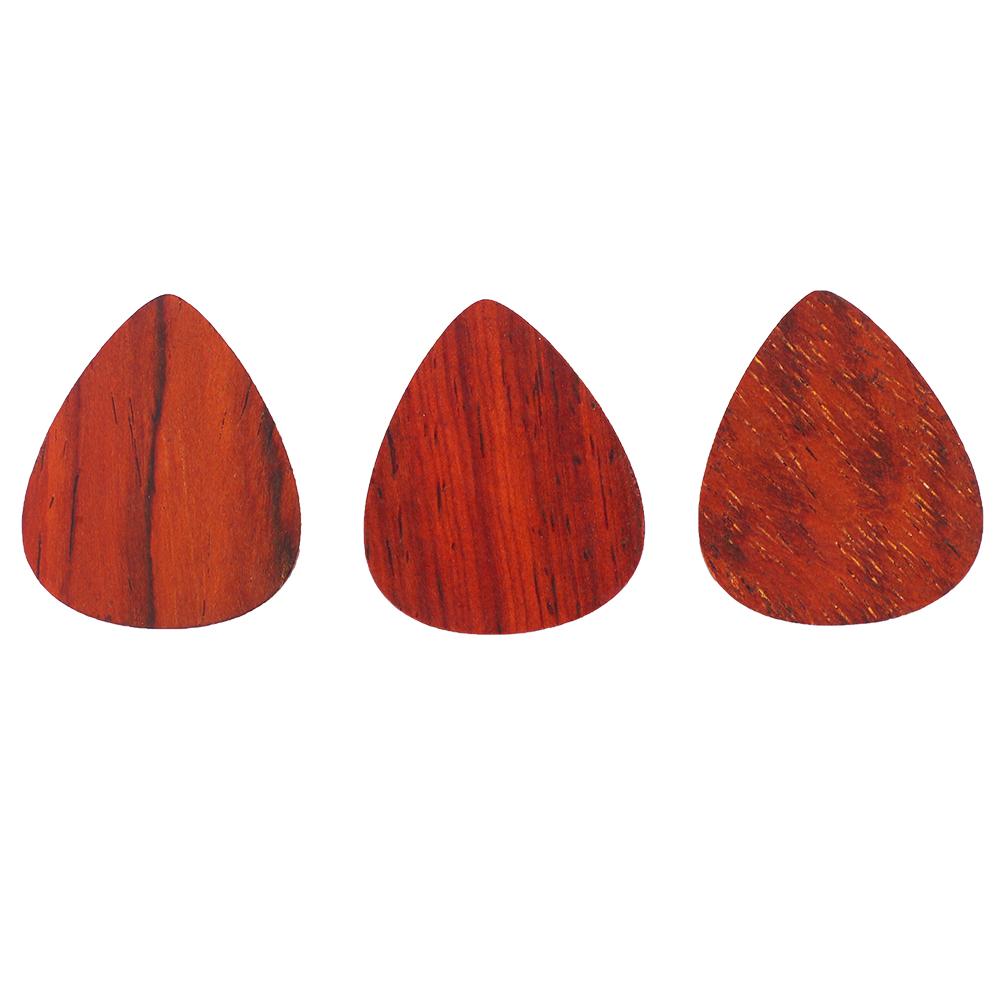 3 buc chitară pick din lemn de trandafir 1 mm grosime chitară pick instrument muzical accesoriu pentru jucători