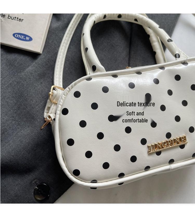 2026 Fashionable Polka Dot Versatile Crossbody & Shoulder Handheld Bag for Women