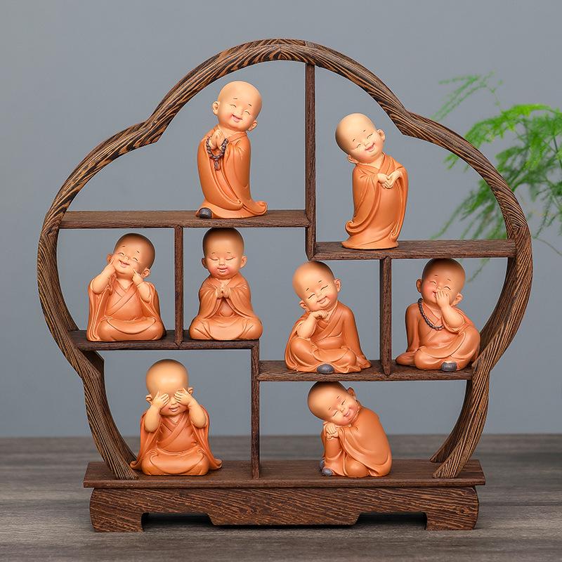 Zen Huineng Malý mnich Stolní ozdoba pro domácí dekoraci