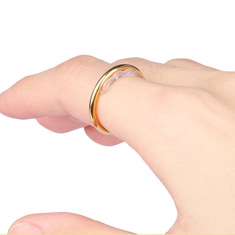 8er-Pack Ringgrößenversteller-Set Silikon-Verkleinerer für Schmuck Bequemes Tragen Schmuck Unverzichtbares Werkzeug für Ringe
