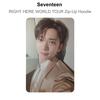 Seventeen RIGHT HERE WORLD TOUR Zip-Up Hoodie Official Photocard
