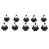 10pcs Tailgate Spoiler Clips 91513-T6A-003 For Honda Civic For CR-V HR-V Reliable Hold Tailgate Spoiler Clip Mouldings Trim