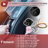 1 Set Turn Signal Light Socket Wiring for Toyota Avalon 2013-2017 No.8112806470/81128-06470 Lamp Bulb Pigtail Connector Harness