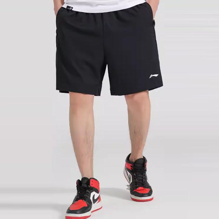Li Ning Sports Life Collection Shorts Men's Black AAPT563-1