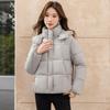 Fashion new casual hooded short down cotton-padded jacket for women's thickened small warm and versatile cotton-padded jacket