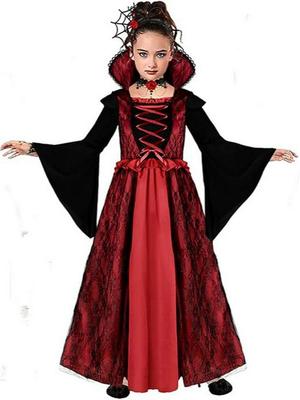 Vestito Costumi di Halloween da Strega e Vampira per Ragazze per Role Play e Feste