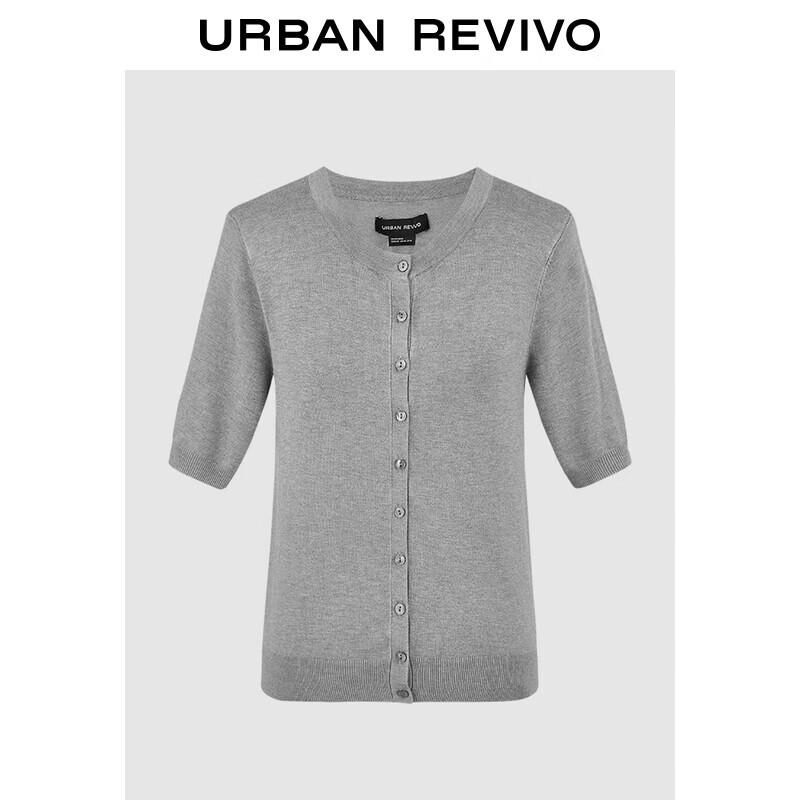 UR Women's Round Neck Short Sleeve Knit Top