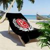 Πετσέτα Παραλίας Fortuna Düsseldorf Print, Μεγάλη Μαλακή Πετσέτα Γρήγορου Στεγνώματος για Παραλία Κάμπινγκ Κολύμπι