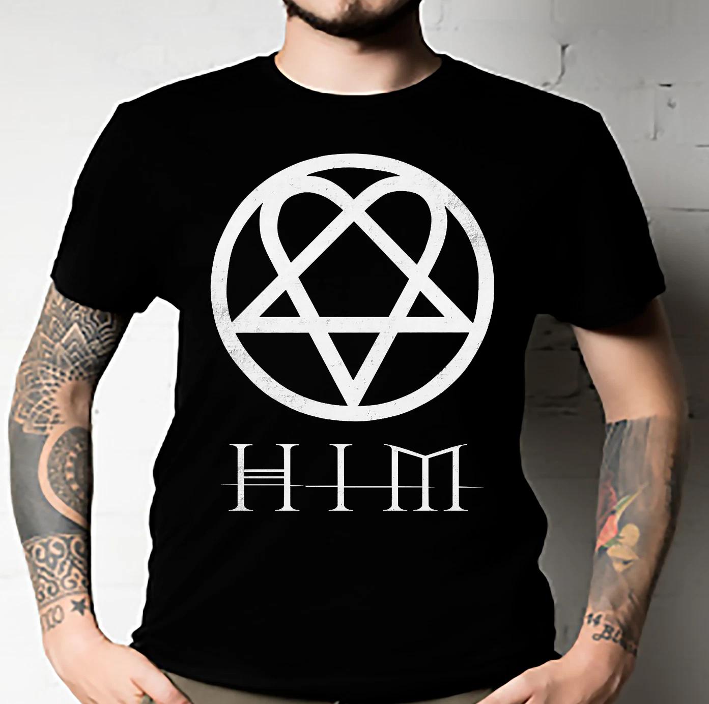 Men s and Women s T-shirts Heartagram Him Band Tee Tee-shirt Heartagram Rose Him Band S