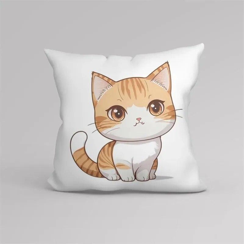 

Милая наволочка с животным принтом для гостиной, дивана, детская игровая наволочка для детской комнаты, домашний декор, детский подарок 45x45cm