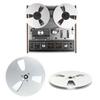 Replacement 7inch Aluminum Recording Takeup Reel for 1/4" Reel to Reel Tape, 3 Hole Model for Sound Decks