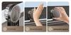 Invisible Retractable Folding Drying Rack with No-Punch Suction Cup for Balcony