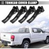 Motoforti Rear Clamp/Truck Bed Tonneau Cover Clamp/Universal Replacement Parts for Hard Folding or Soft Folding Tonneau Cover/Plastic/Black/4 Pcs