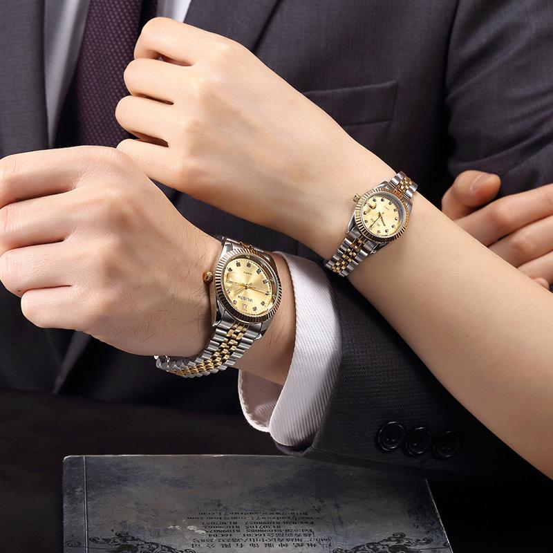 Men's Watch Fashion Casual Luminous Ladies Quartz Watch Couple Watch