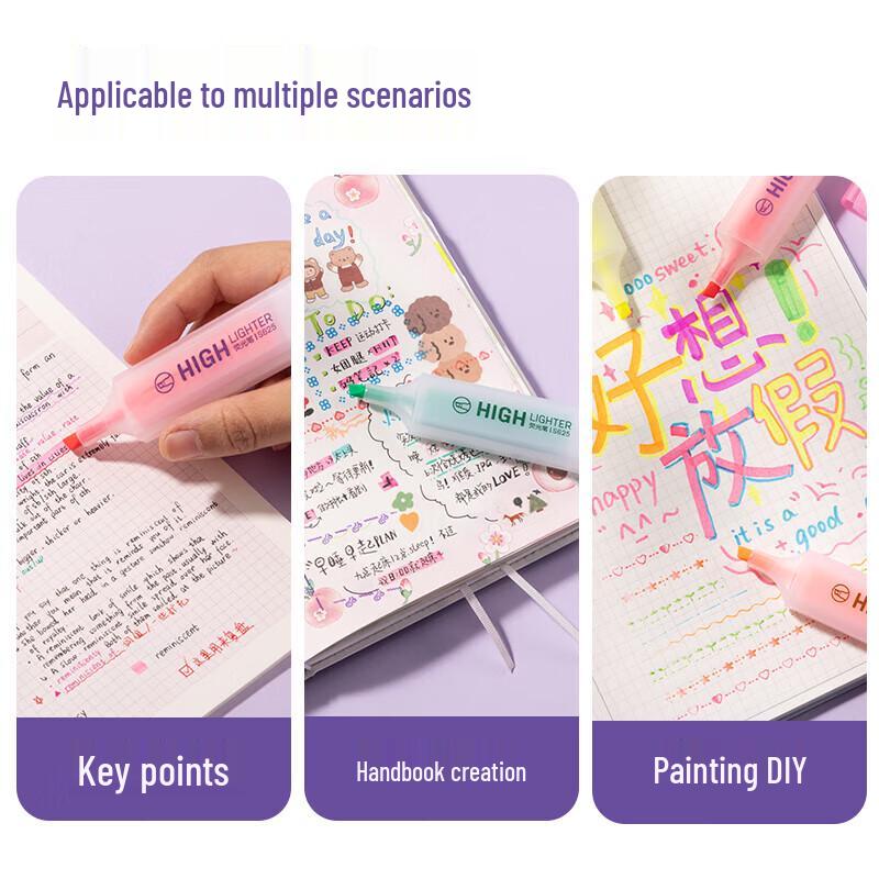 Deli 6-Color Highlighter Set