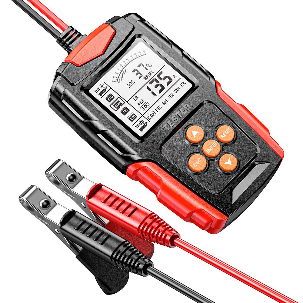 12V 24V Car Battery Analyzer Diagnostic Tools CCA Internal Resistance Tester Charging Scanner Digital Battery Tester Capacity