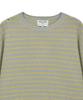 Mattengkim Stripe Damaged Loose Pullover In Beige