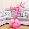32 Inch 0-9 Number Foil Balloons Set Wedding Anniversary Balloon Baby Shower Birthday Balloons Party Supplies