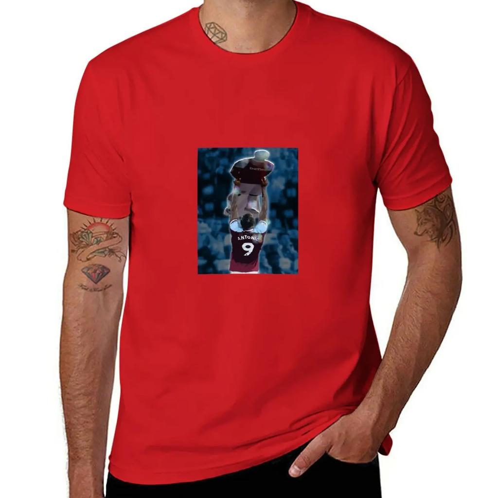 Michail Antonio cardboard cutout celebration T-Shirt aesthetic clothes graphics tops korean fashion oversized t shirts for men