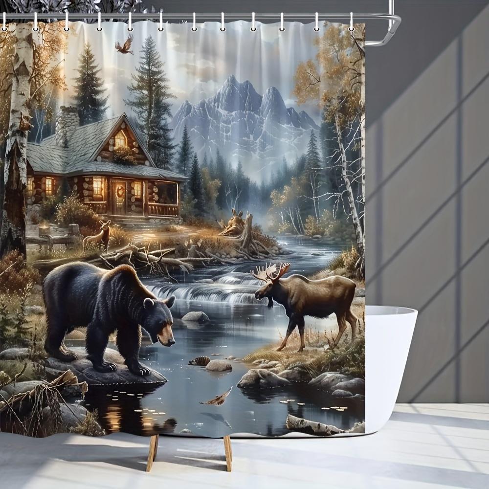 White Blossom Tree Shower Curtain - Elegant Bath Decor, Perfect for Those Who Love Nature-Inspired and Serene Designs