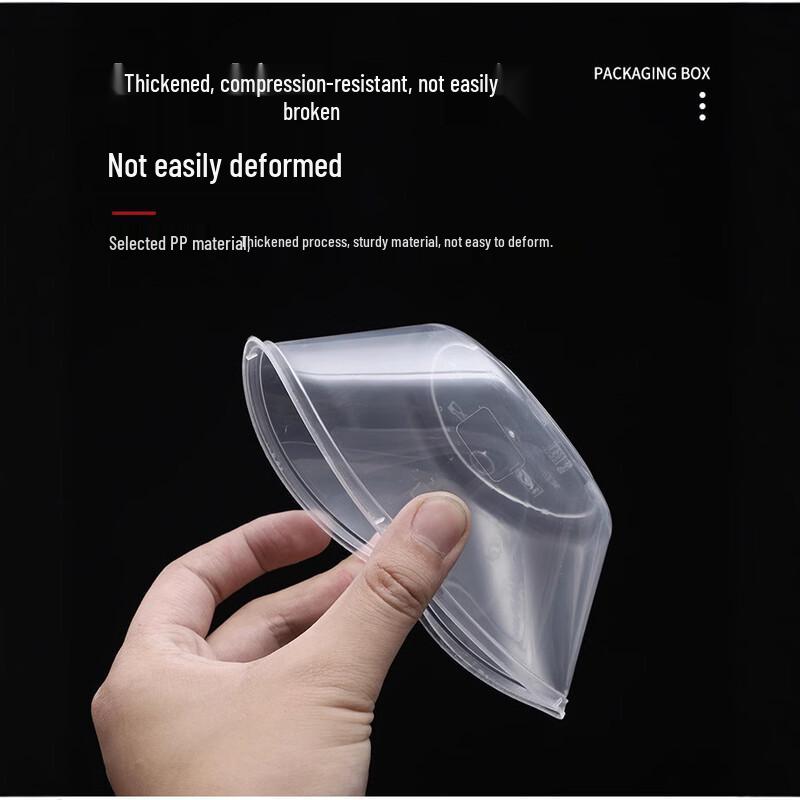 777 Disposable Food Grade Round Takeout Containers with Lids
