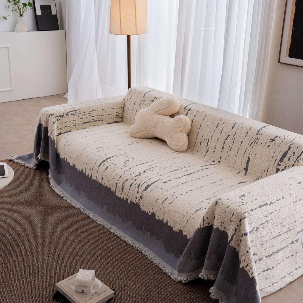 Sofa Cover, Sofa Cover, Simple Light Luxury, Universal Dust-Proof In All Seasons, One-Piece Non-Slip Sofa Towel, Sofa Cushion