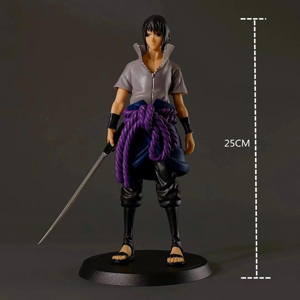 Anime Figure Collection: Naruto Characters - Kakashi, Uchiha, Itachi, Sasuke, Minato, and Sakura